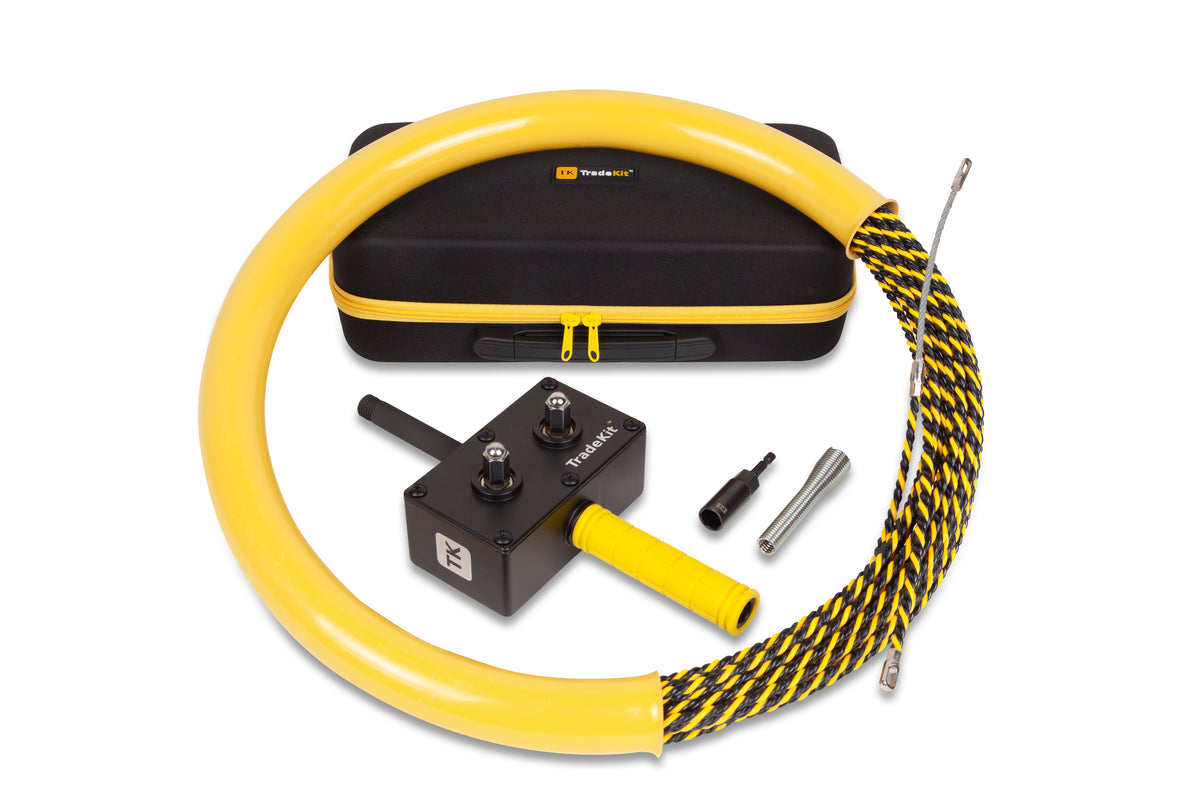 Bundle: Power Fish Tape Feeder + Fish Tape